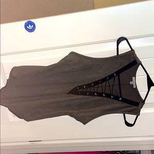 Green top leotard New😍size M